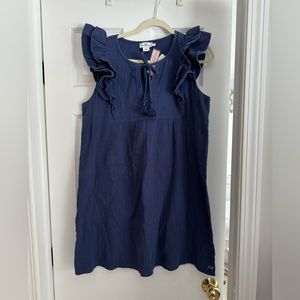 Vineyard Vines Gauze Tunic Dress NWT Size M in Deep Bay